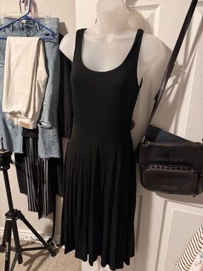 Classic Black Scoop Neck Women’s Dress